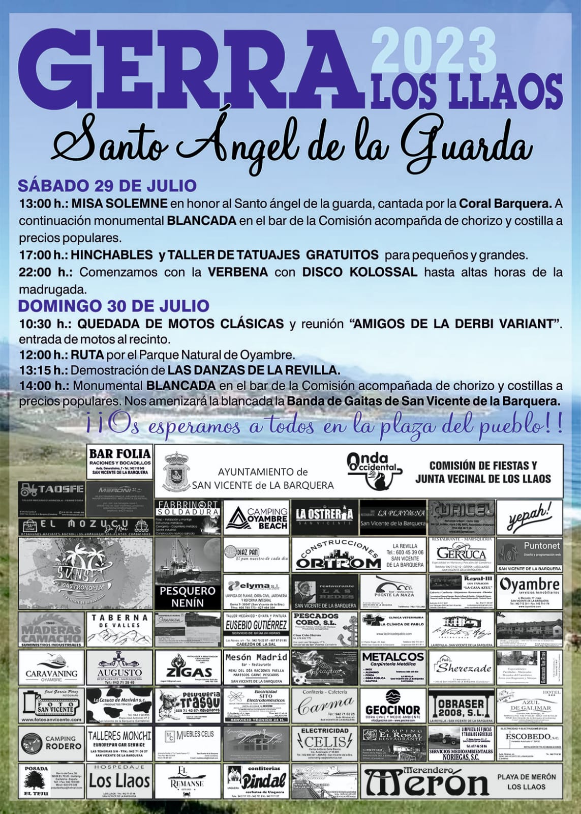 Fiestas de Gerra 2023 – Los Llaos – Santo Ángel de la Guarda