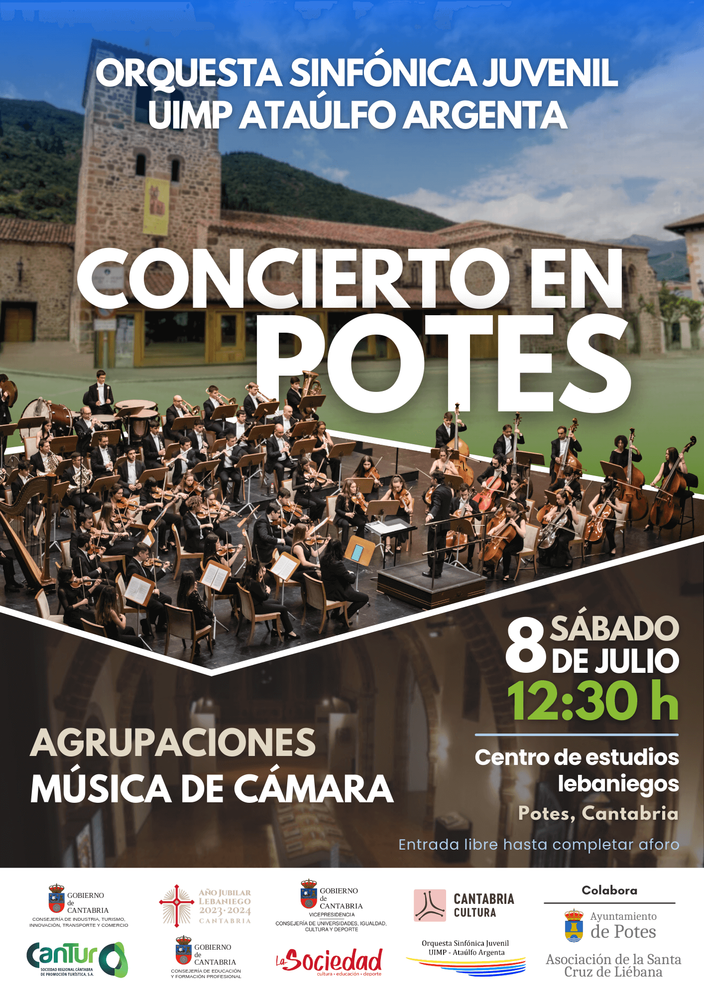 Concierto en Potes – Orquesta Sinfónica Juvenil UIMP Ataúlfo Argenta