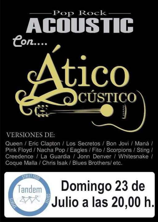 Concierto Ático Acústico – 23 Julio