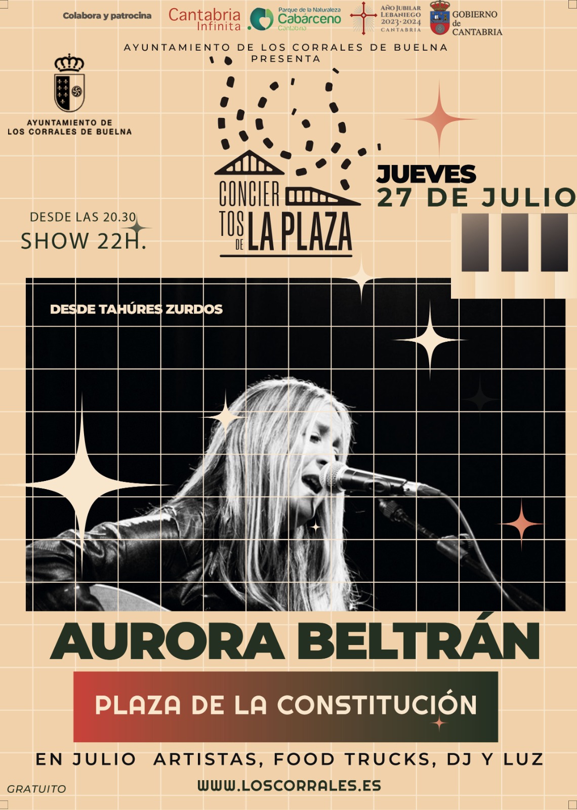 Concierto Aurora Beltrán – 27 Julio