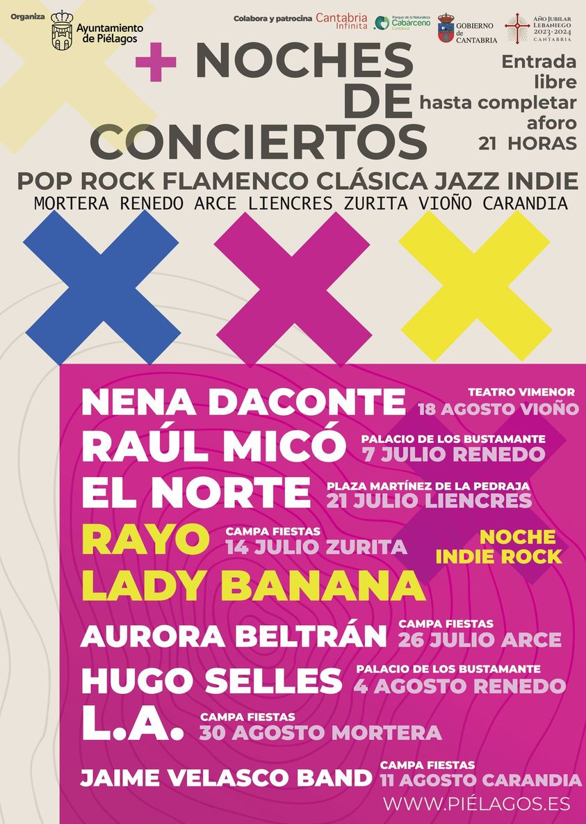 Concierto Rayo y Lady Banana – 14 Julio