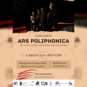 Concierto de Ars Poliphonica – a cappella musicatessen  – 29 Julio