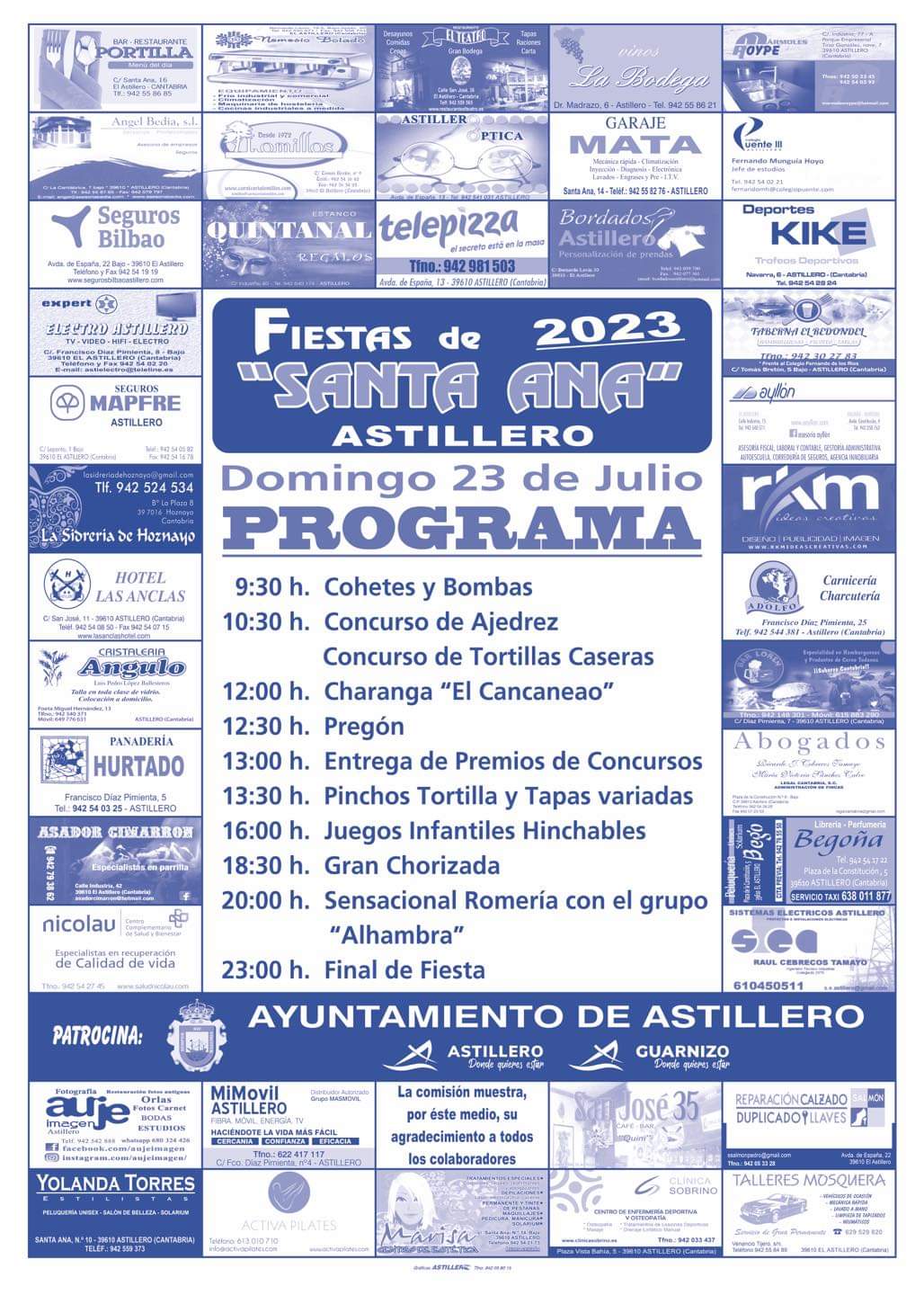 Fiestas de Santa Ana Astillero 2023
