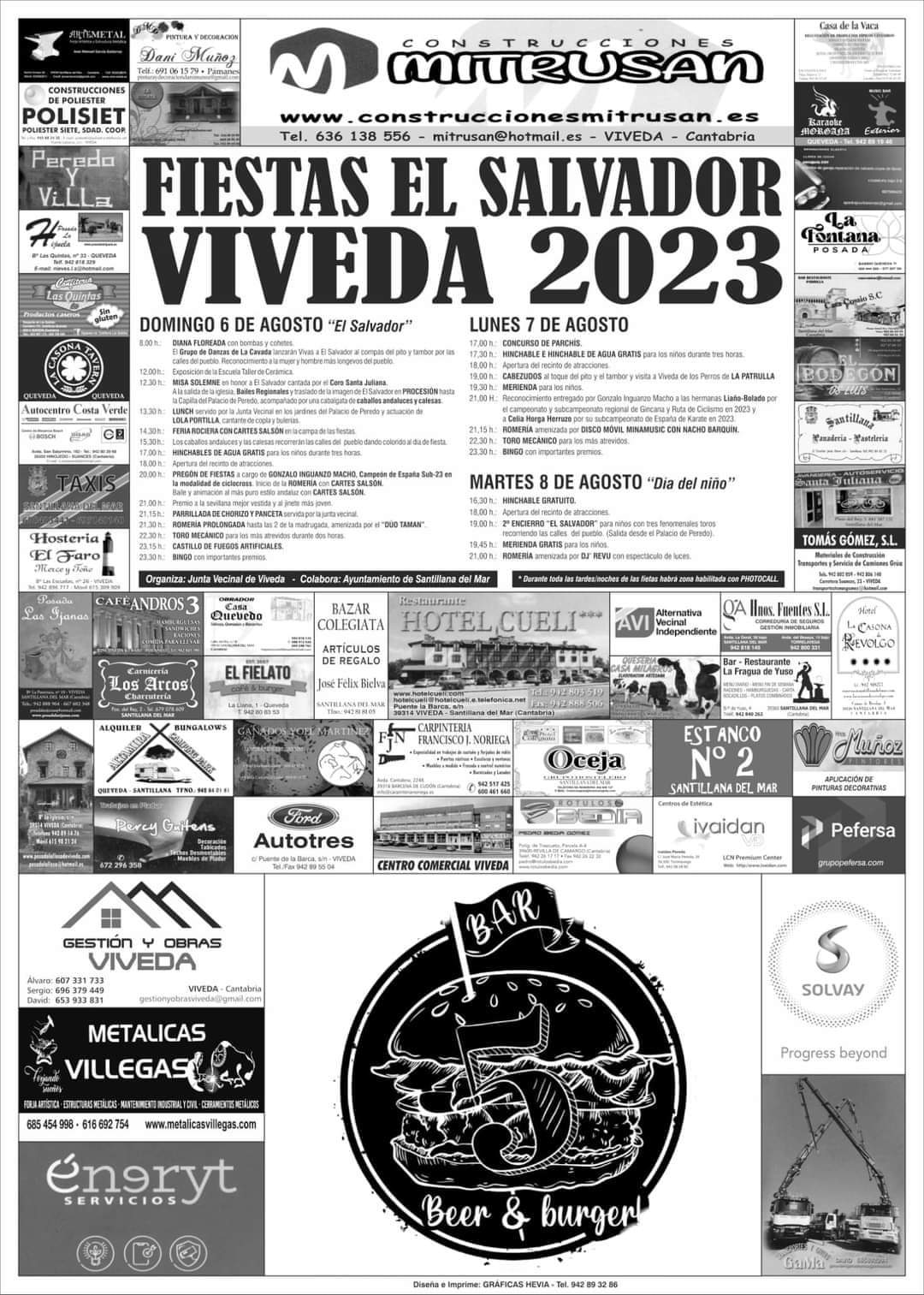 Fiestas El Salvador Viveda 2023