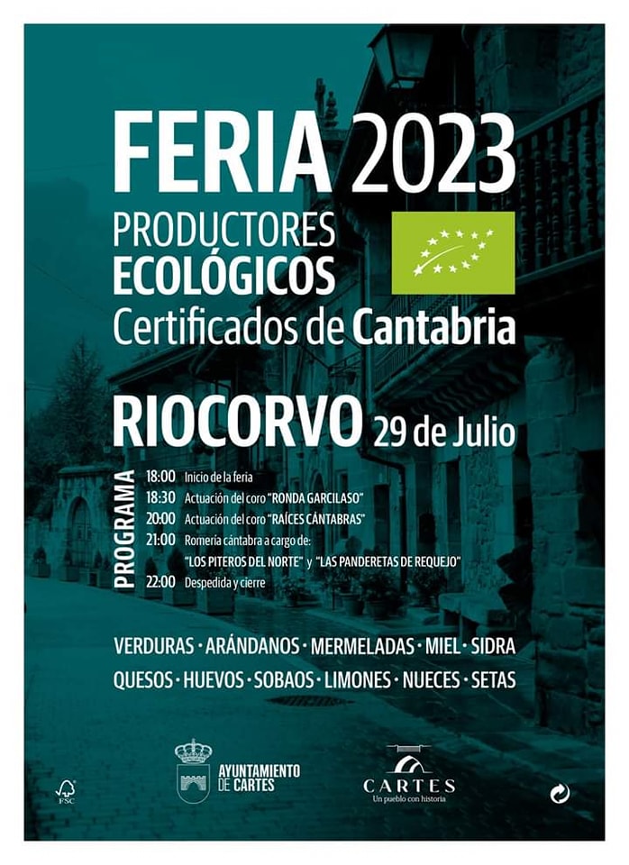 Feria de Producto Ecológicos Certificados de Cantabria 2023
