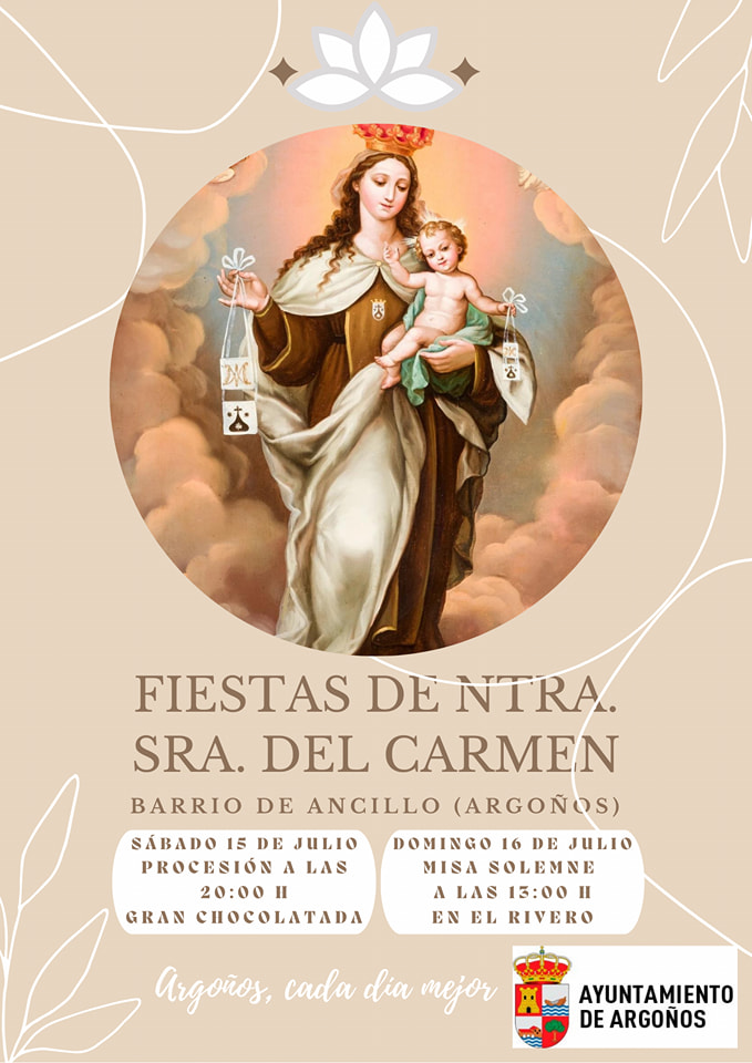 Fiestas de Nuestra Señora del Carmen Ancillo 2023