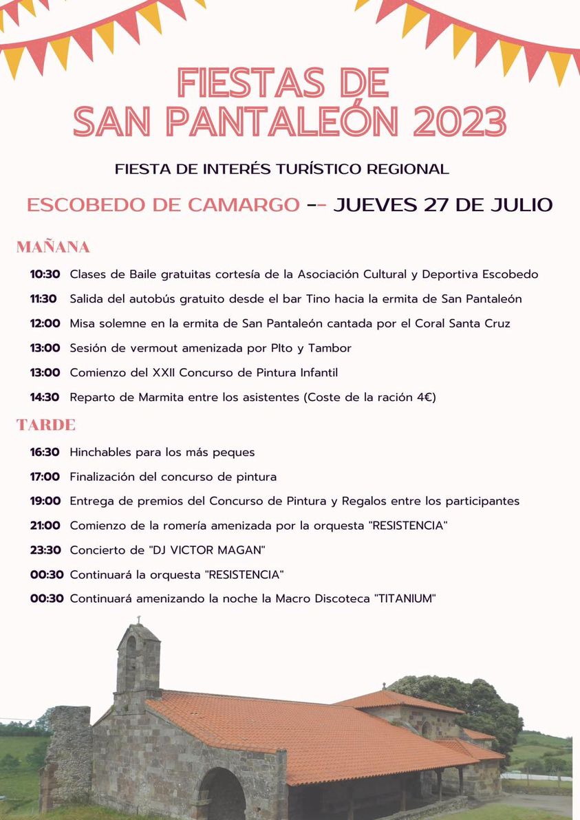 Fiestas de San Pantaleón – Escobedo de Camargo 2023