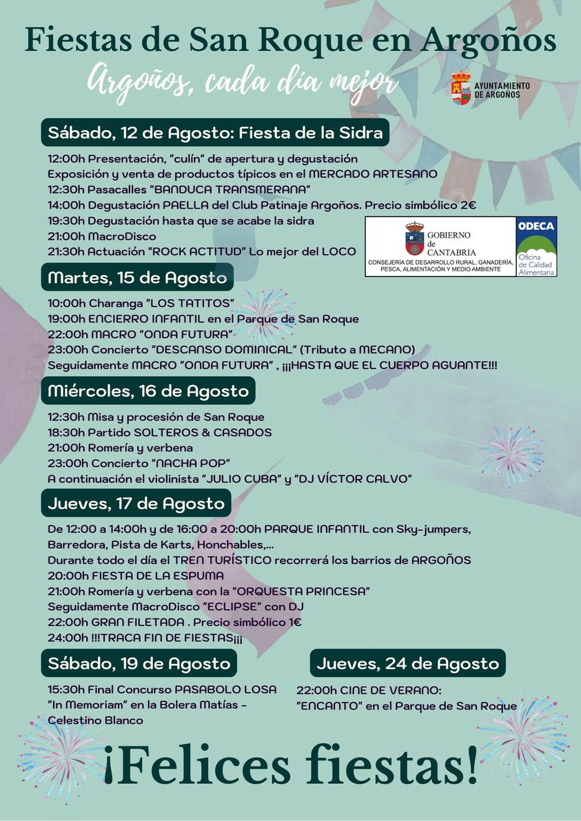 Fiestas de San Roque Argoños 2023