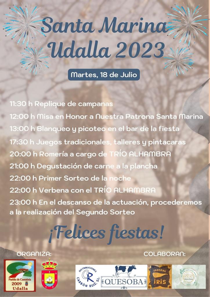 Fiestas de Santa Marina Udalla 2023