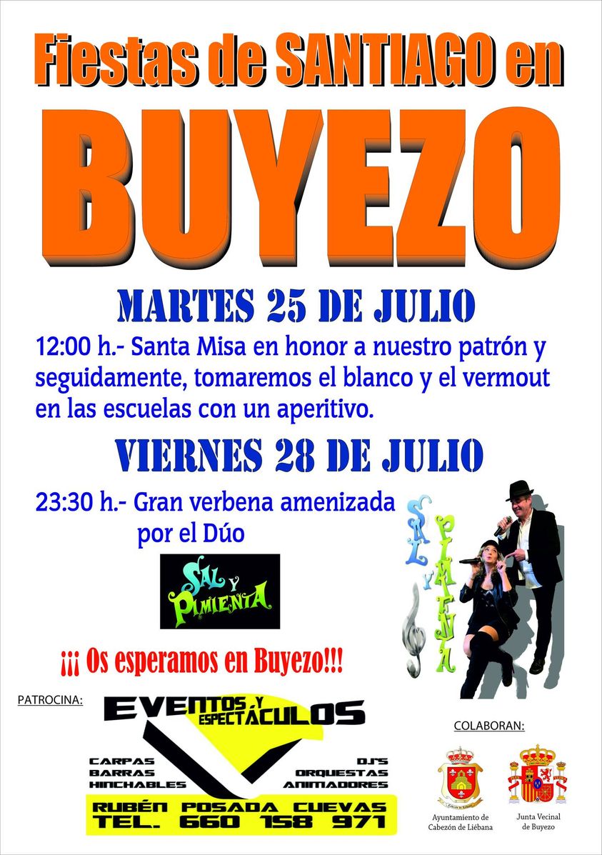 Fiestas de Santiago en Buyezo 2023