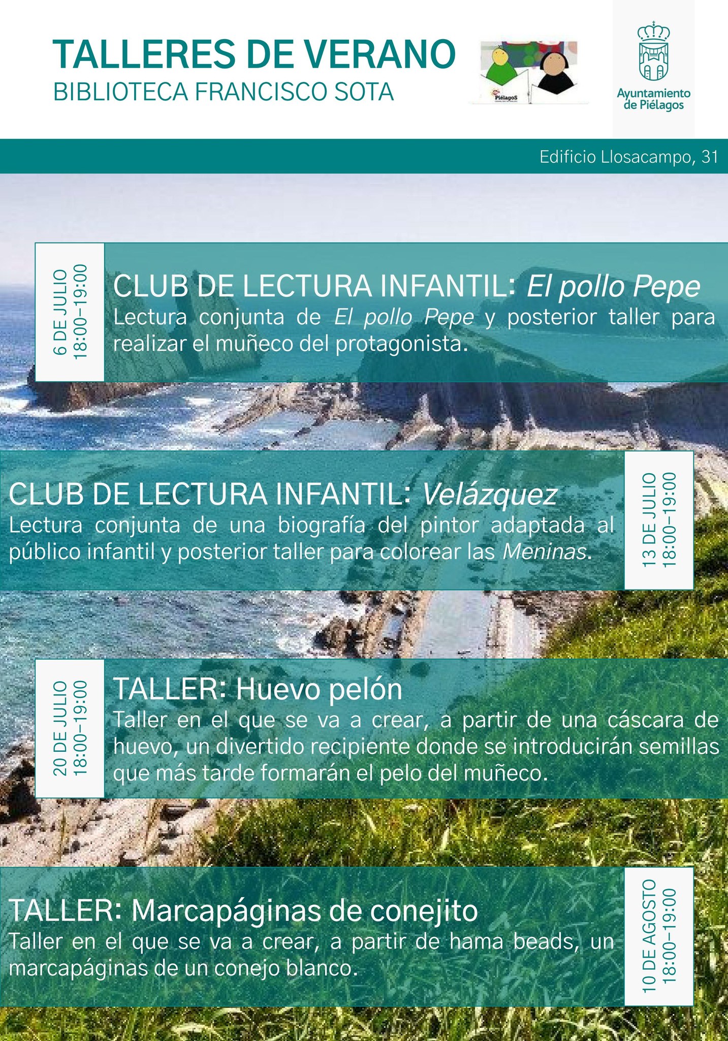 Talleres Verano 2023 – Ayuntamiento de Piélagos
