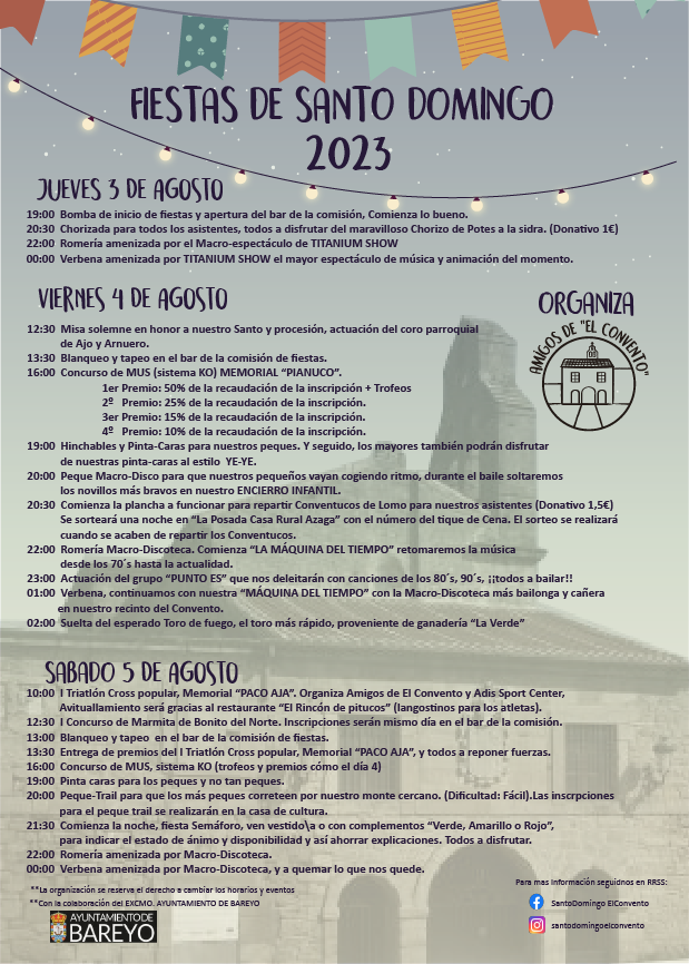 Fiestas Santo Domingo 2023