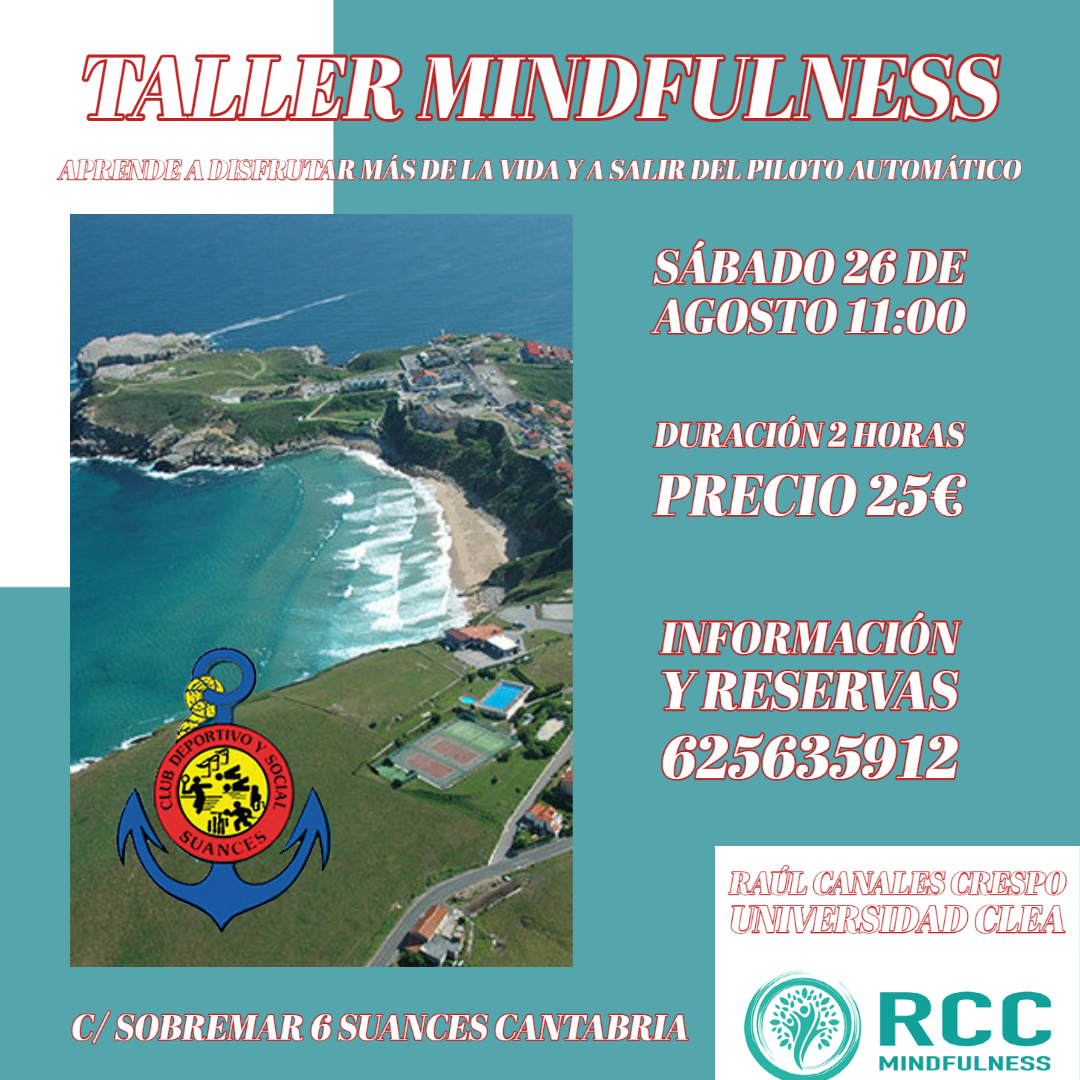 Taller Mindfulness Suances 26 Agosto