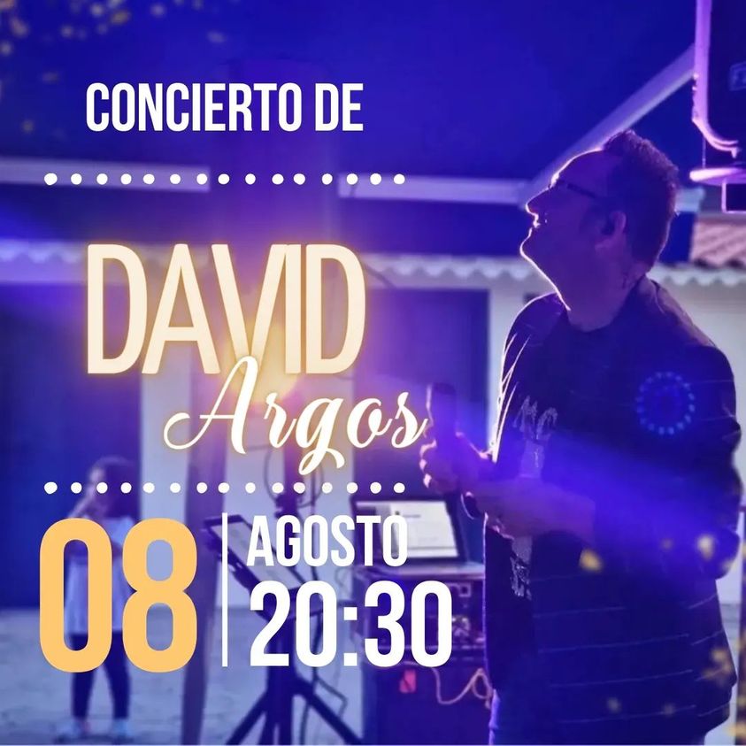 Concierto de David Argos – 8 Agosto