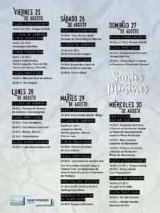 Fiestas Santos Mártires Santander 2023