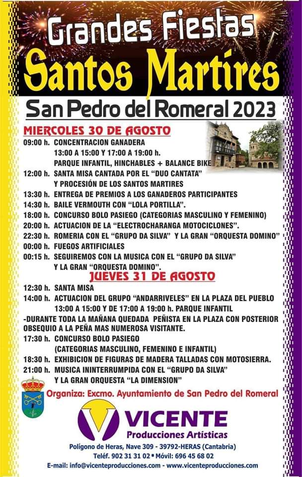 Santos Mártires San Pedro del Romeral 2023