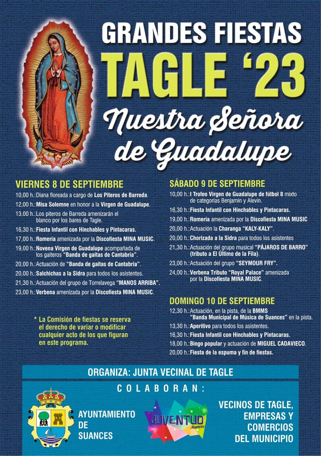 Grandes Fiestas Tagle 2023