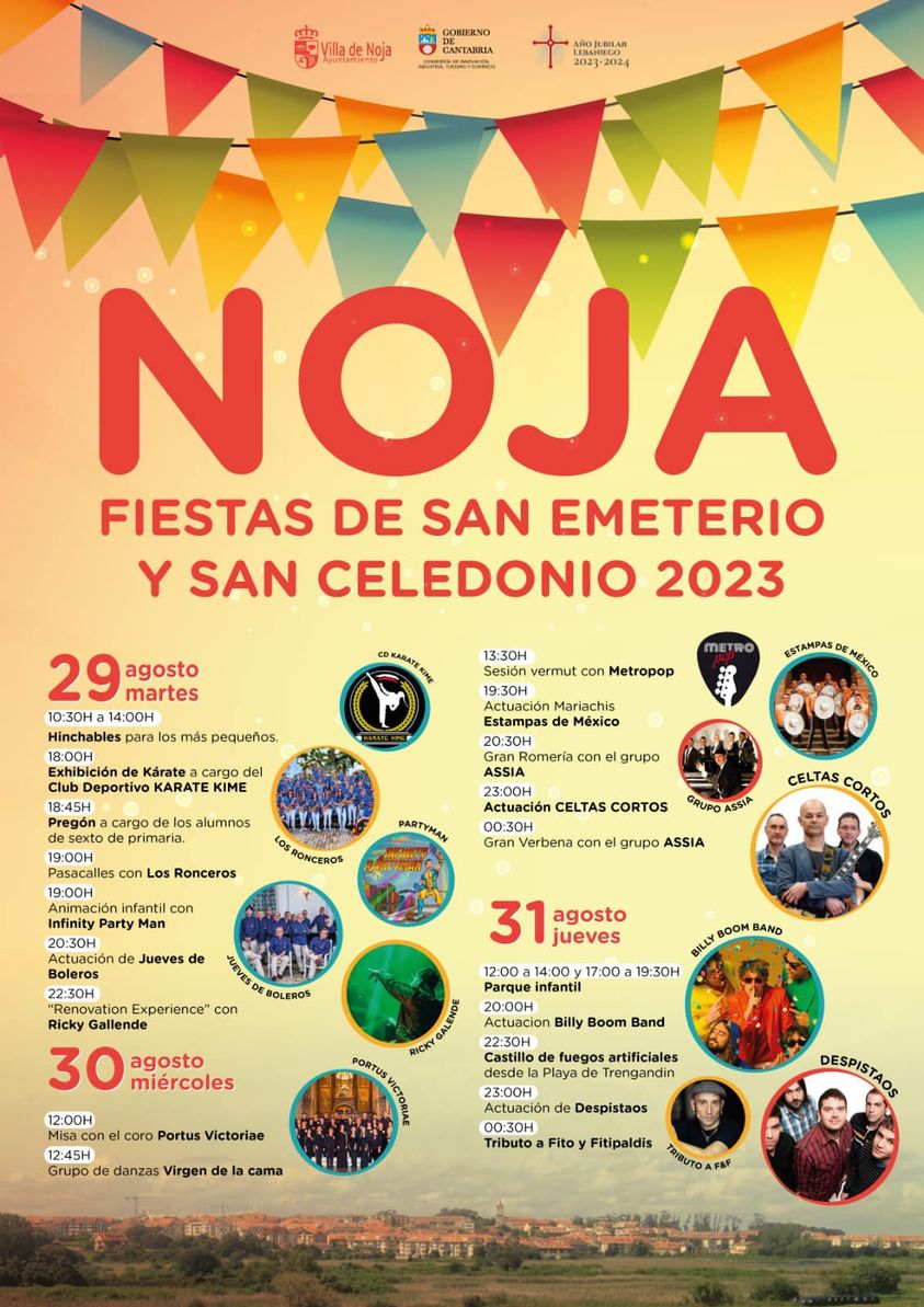 Fiestas de San Emeterio y San Celedonio Noja 2023