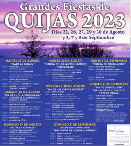 Grandes Fiestas de Quijas 2023
