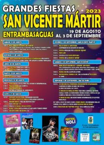 Grandes Fiestas de San Vicente Martir Entrambasaguas 2023