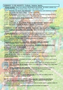 Programa Barrio Palacio de Anievas - Un Pueblo de Leyendas 2023