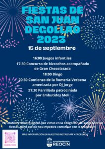 Fiestas de San Juan Degollao Reocín 2023