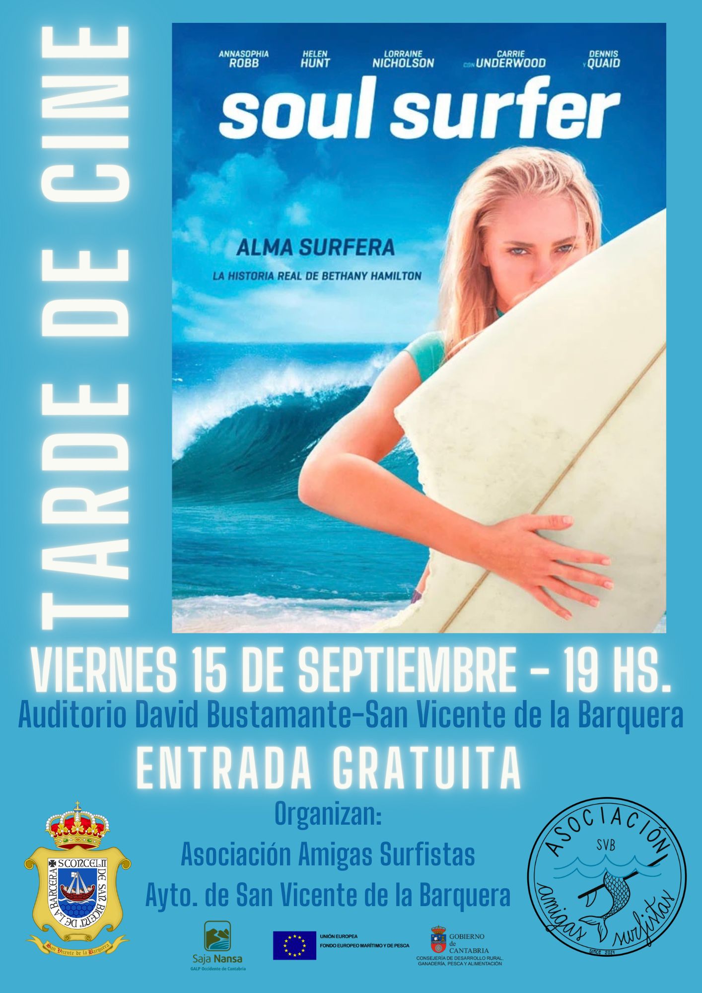 Cine – Soul Surfer – 15 Septiembre