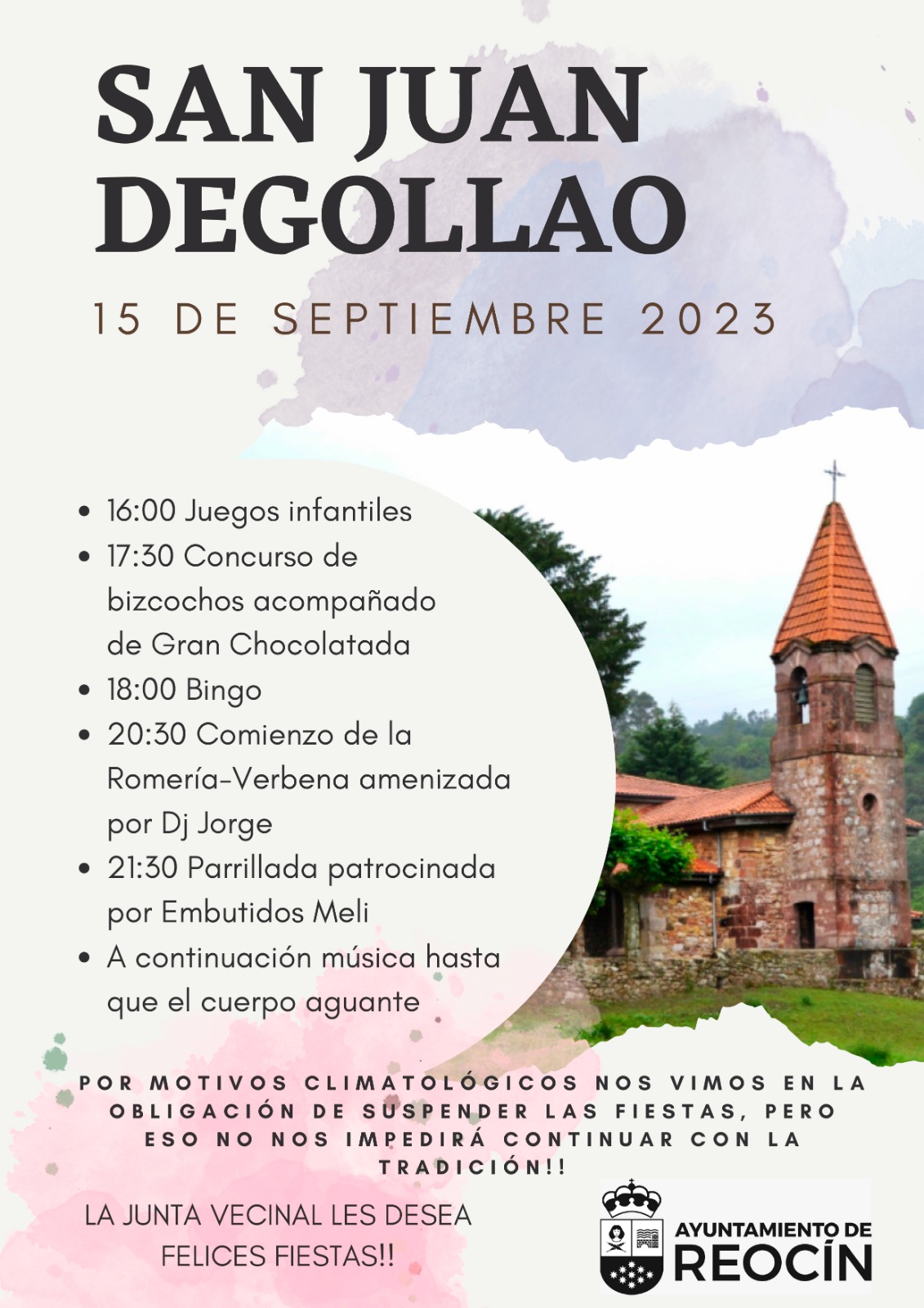 Fiestas de San Juan Degollao Reocín 2023