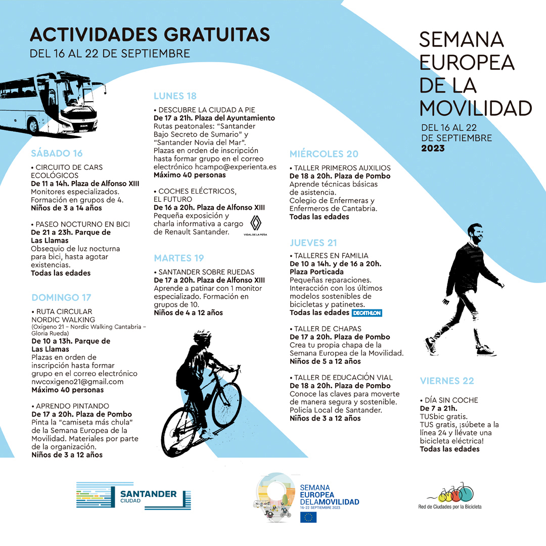 Semana Europea de La Movilidad Santander 2023