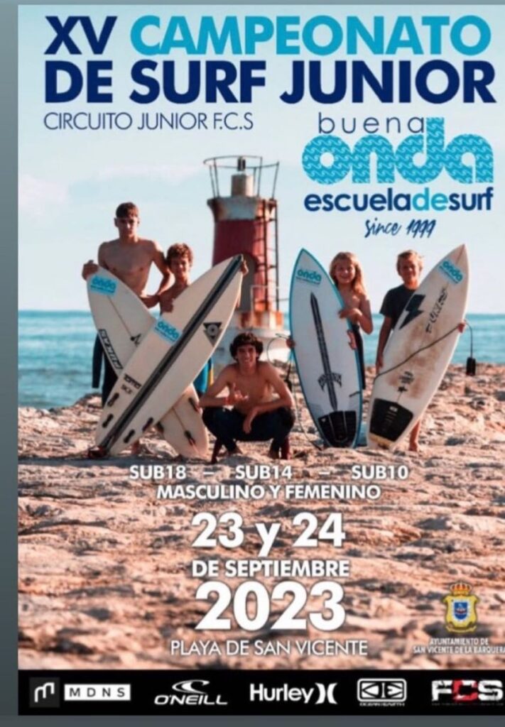 XV Campeonato de Surf Junior 2023