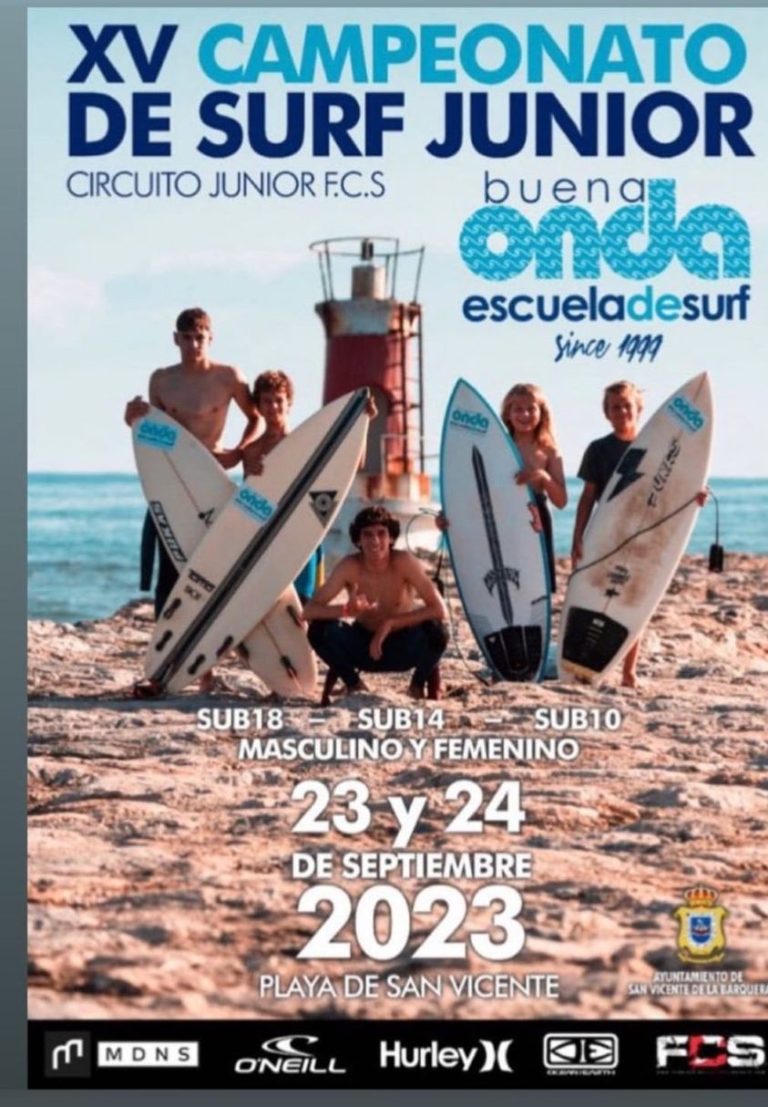 XV Campeonato de Surf Junior 2023