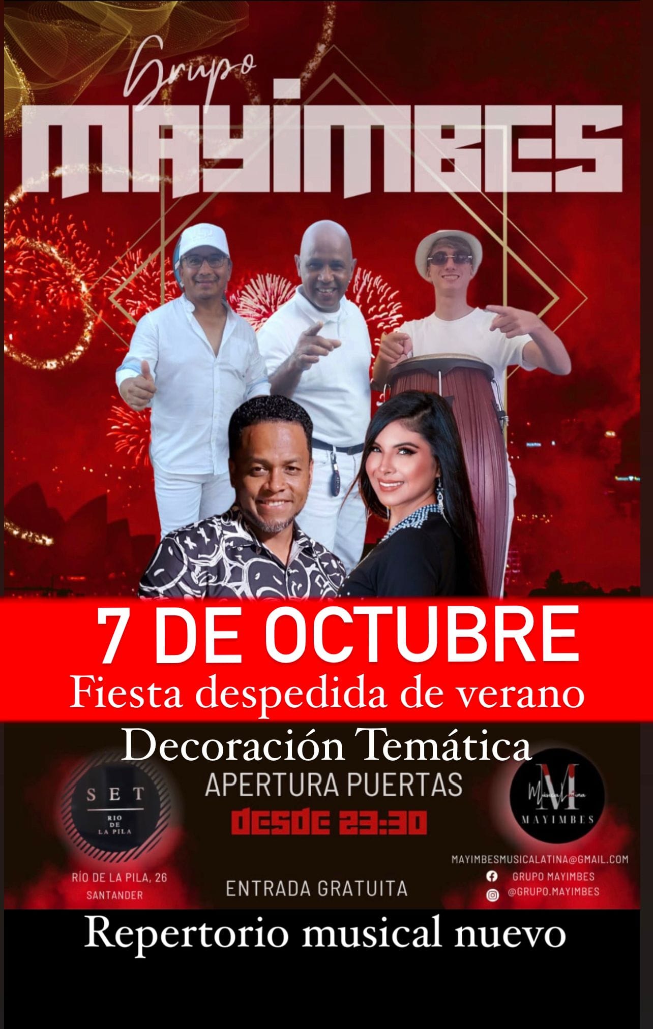 Concierto Grupo Mayimbes - 7 Octubre
