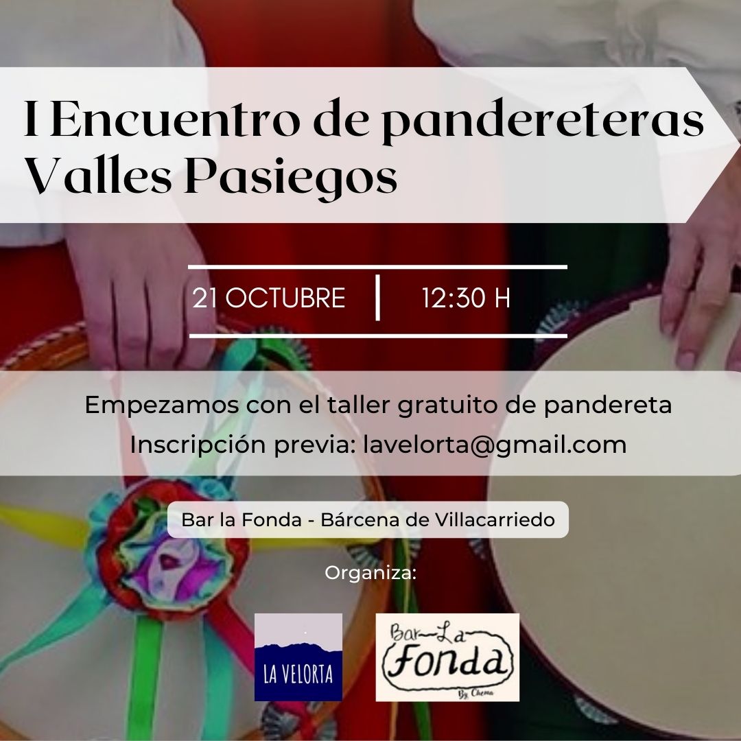 I Encuentro de Pandereteras Valles Pasiegos 2023
