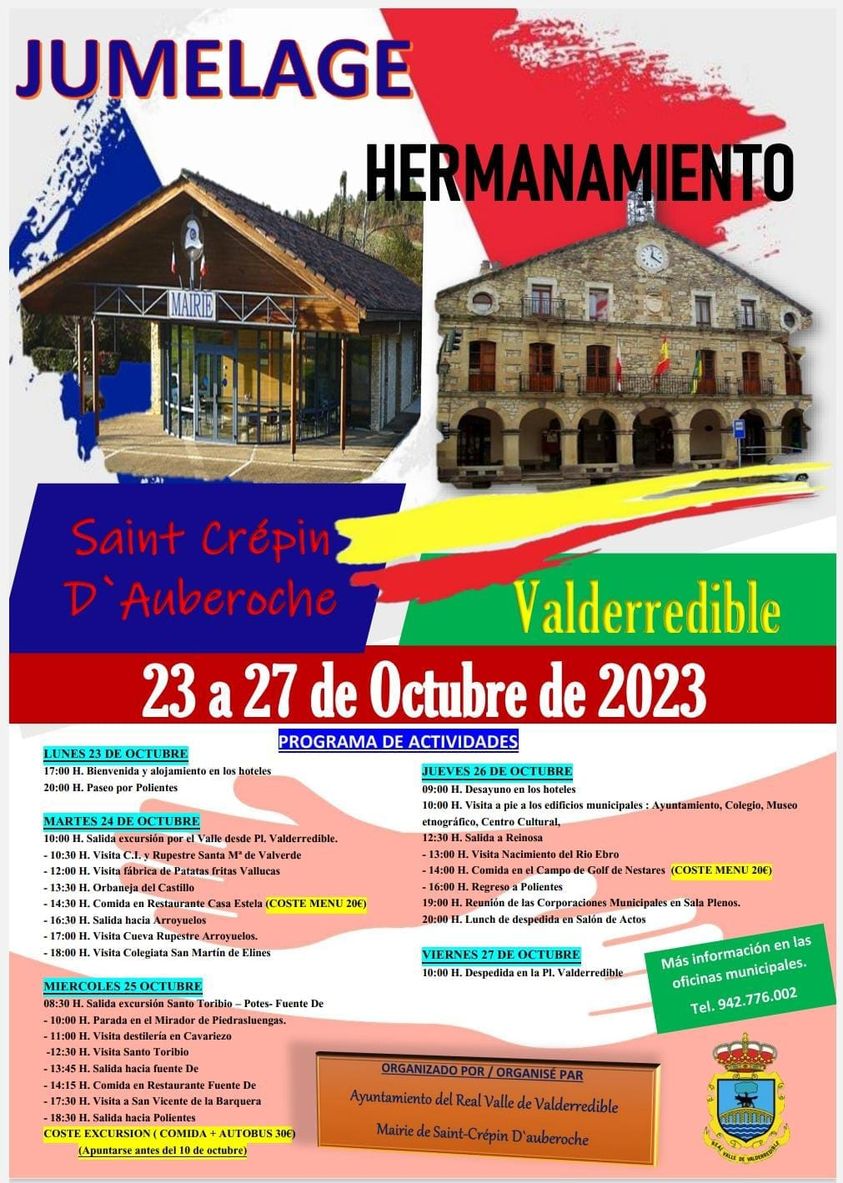 Jumelage Hermanamiento Valderredible 2023