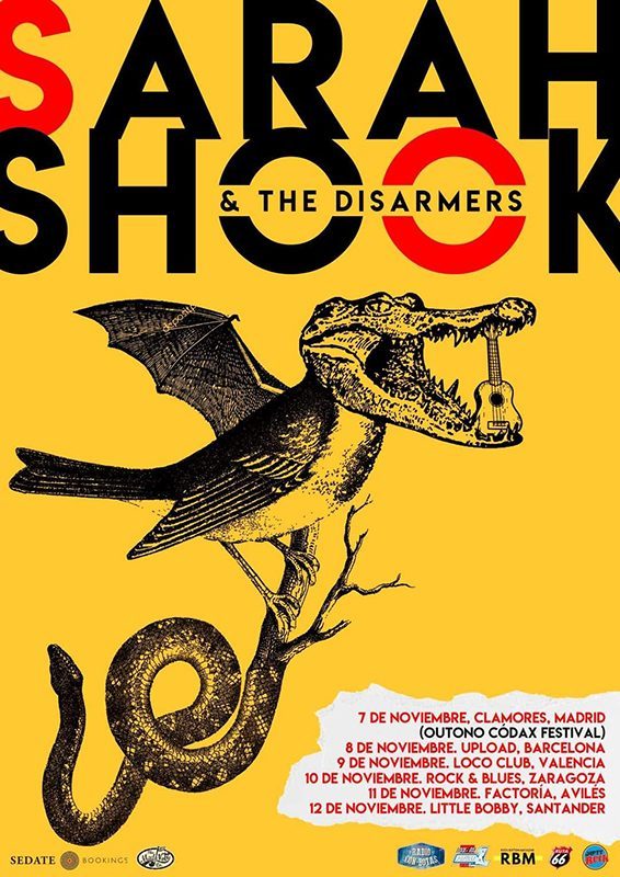 Concierto de Sarah Shook & The Disarmers – 12 Noviembre