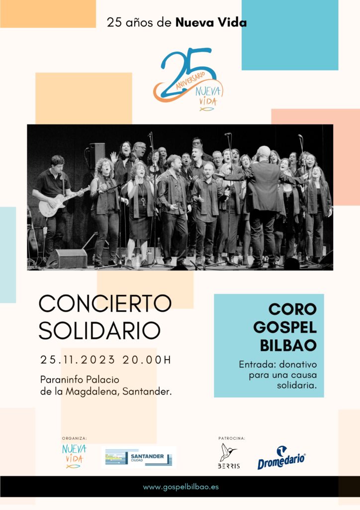 Concierto solidario de ‘Gospel Bilbao’ en el  Paraninfo de La Magdalena