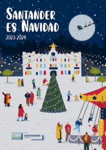 Cartel Navidad SAntander 2023