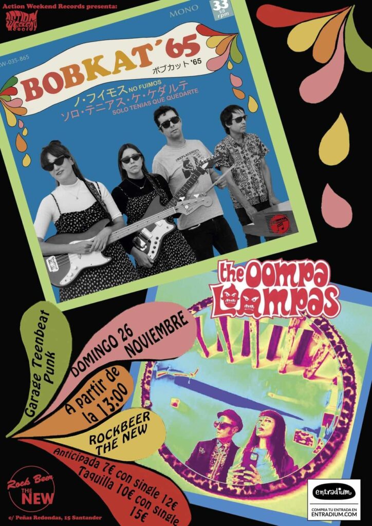 Concierto BobKat65 – The Ompa Loompas