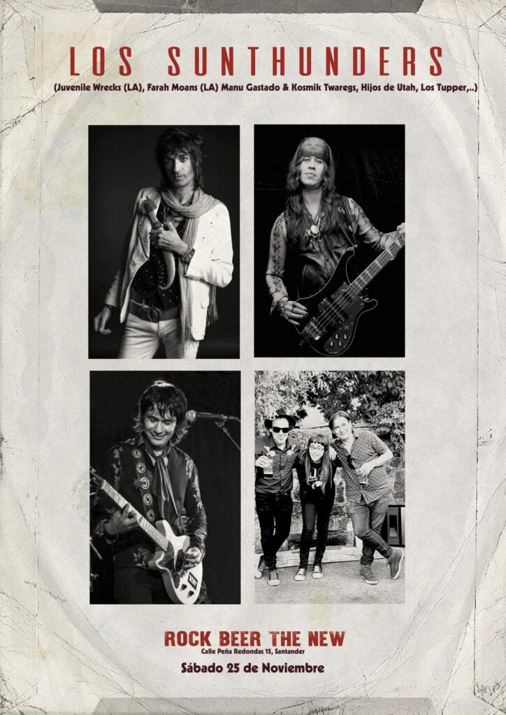 Concierto Los Sunthunders – 25 Noviembre