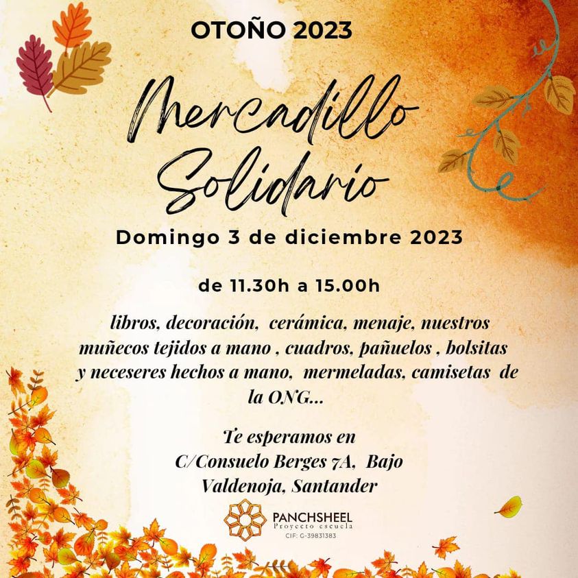 Mercadillo Solidario - 3 Diciembre