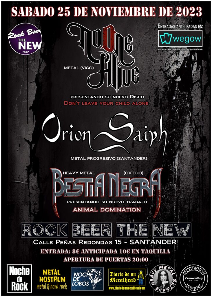 Noche Metal – 25 Noviembre