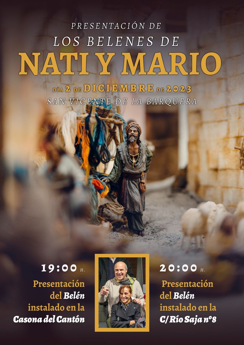 Presentación de los belenes de Nati y Mario - 2 Diciembre
