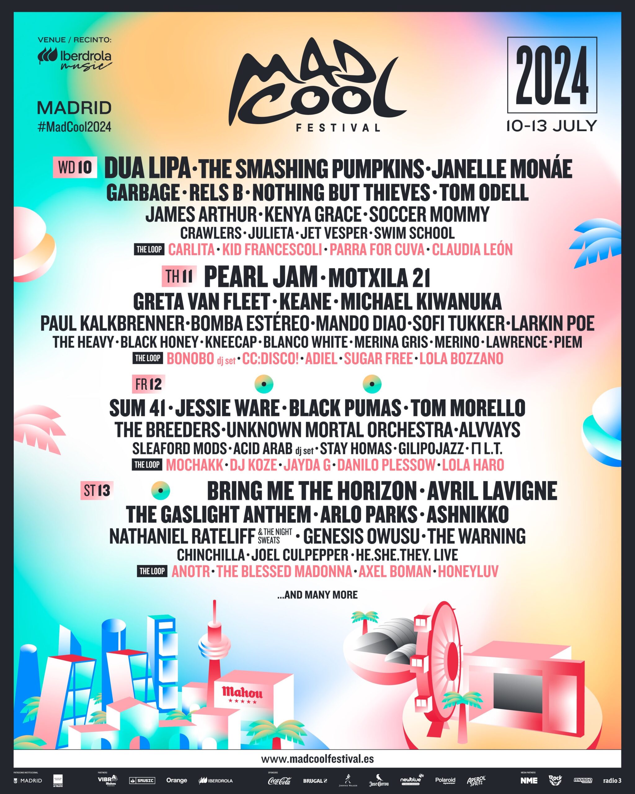 Madcool Festival 2024 Cartel Entradas Horarios Miplanhoy qué