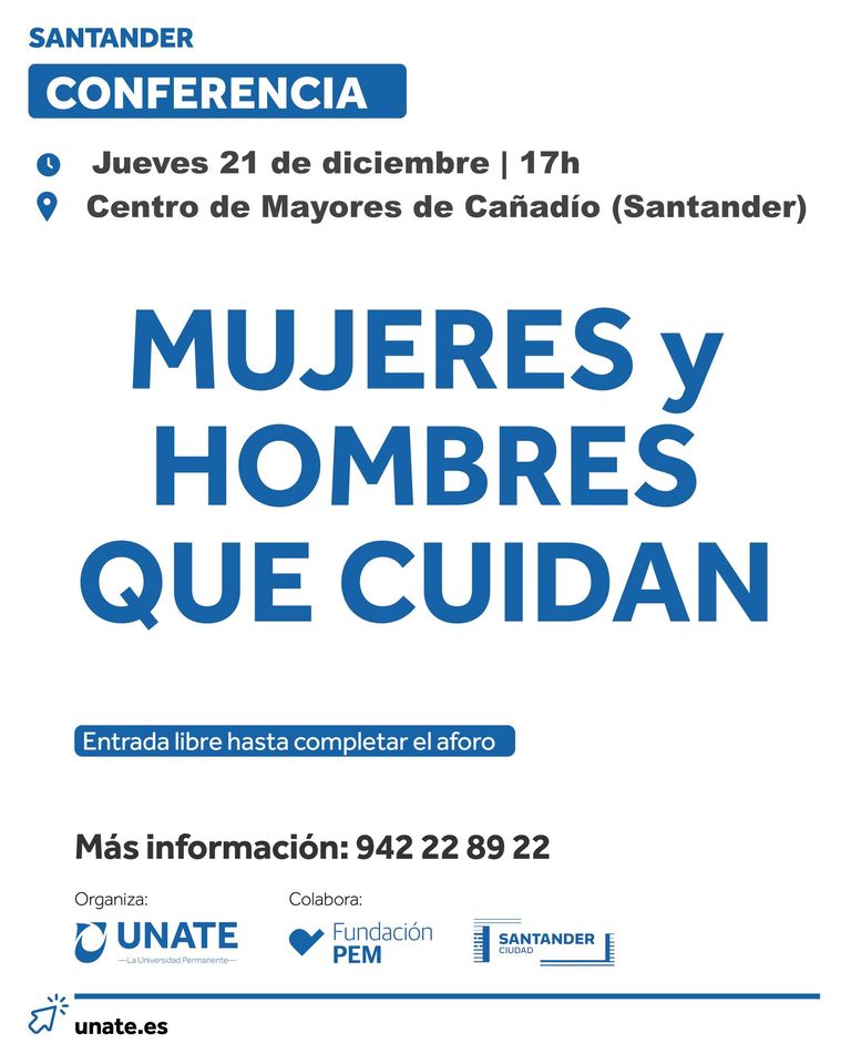 Conferencia Mujeres y Hombres que cuidan