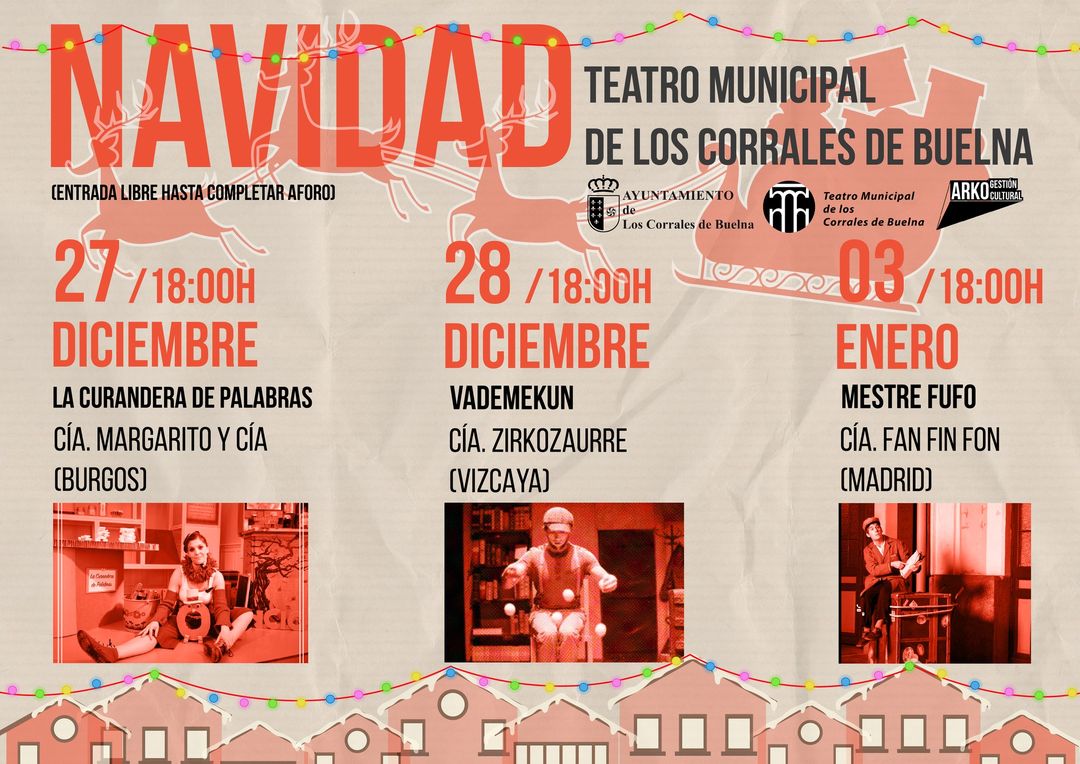 Espectáculos Navidad Los Corrales de Buelna 2023