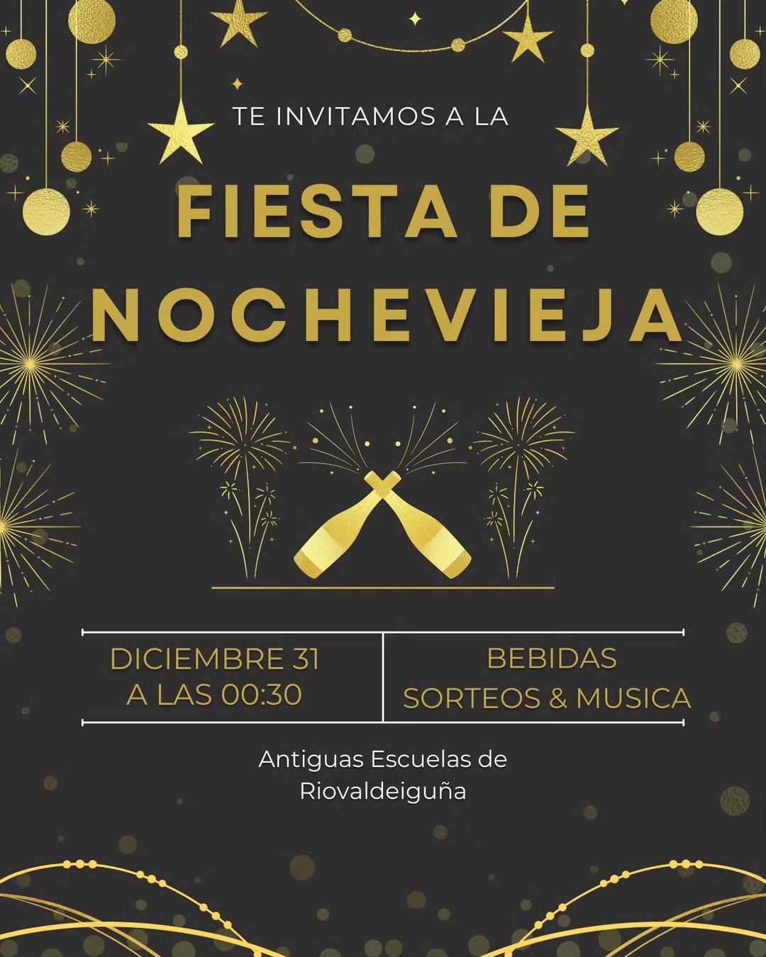 Fiesta Nochevieja Riovaldeiguña 2023