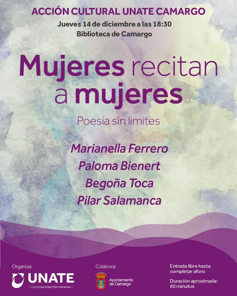 Mujeres recitan a Mujeres - 14 Diciembre