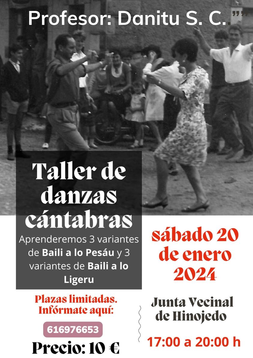 Taller de Danzas Cántabras - 20 Diciembre