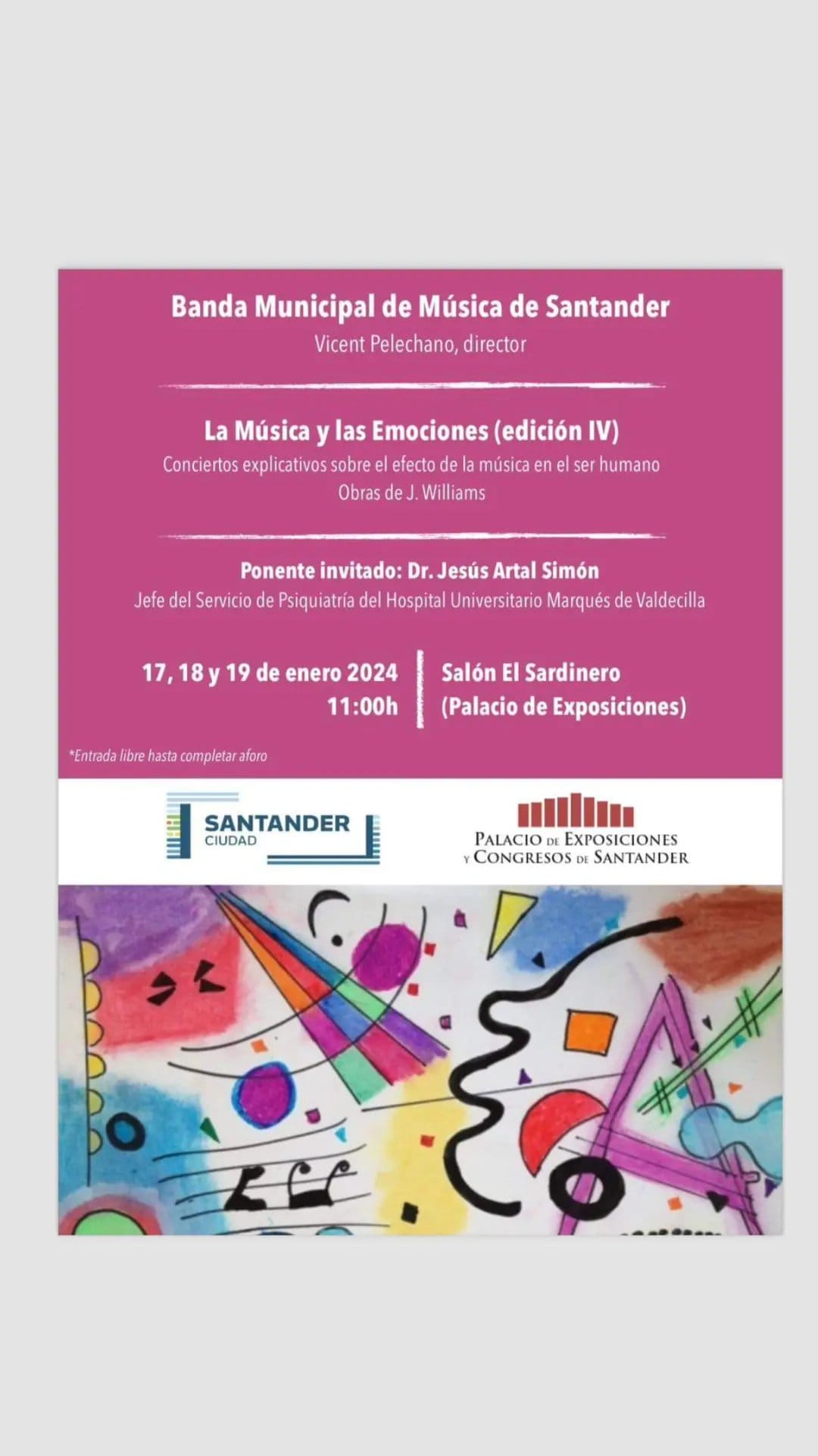 Recital de la Banda Municipal de Música de Santander. Ciclo La Música y las Emociones