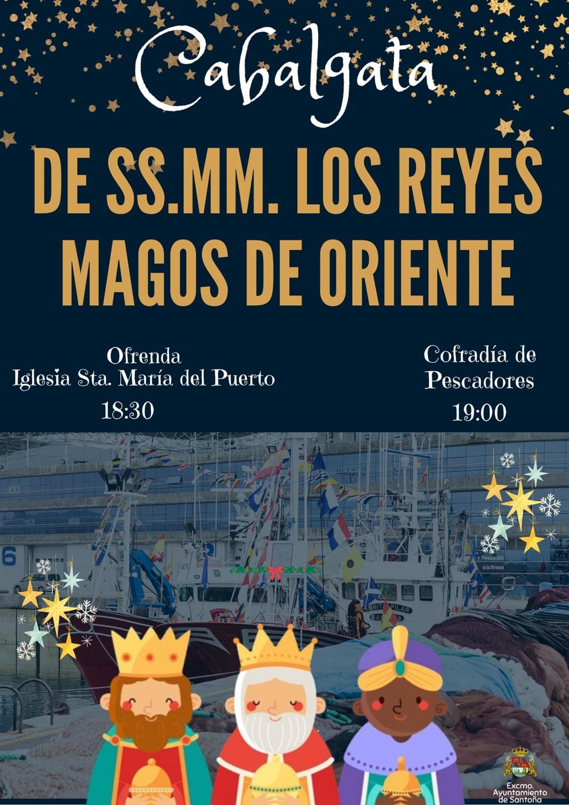 Cabalgata de los Reyes Magos Santoña 2024
